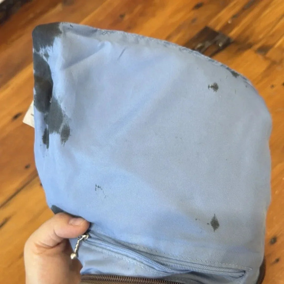 Baggallini Sling Backpack Brown Crossbody Travel Multi Zip Pocket Messenger Bag - Picture 7 of 10